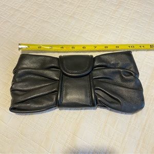 Banana Republic Black Leather Clutch